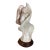 1990s Native American Carved Stone Alabaster Sculpture by Artist Elk Woman For Sale