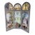 1960s French Louis XVI Gray Beech Room Divider Screen - 3 Panels For Sale