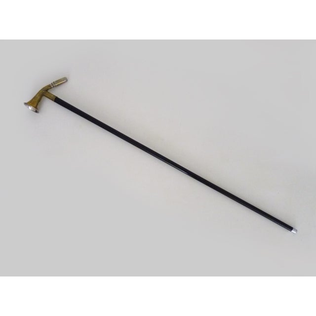 Walking Stick with Wooden Hunting Horn Mechanism, 1890s For Sale - Image 6 of 6