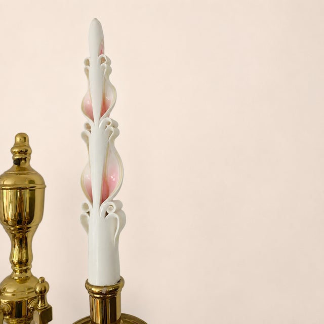 French Antique Gold Gilt Wall Sconce Candelabra - a Pair For Sale - Image 3 of 8