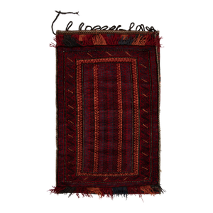 Antique Balisht Tribal Textile With Polychromatic Geometric Patterns - Rug & Kilim