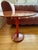 Cattelan Italia Cattelan Italia Red Travertine Side Table For Sale - Image 4 of 7
