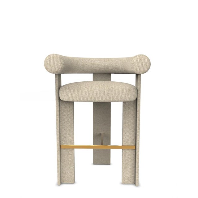 Metal Modern Cassette Bar Chair in Safire 14 by Alter Ego For Sale - Image 7 of 7