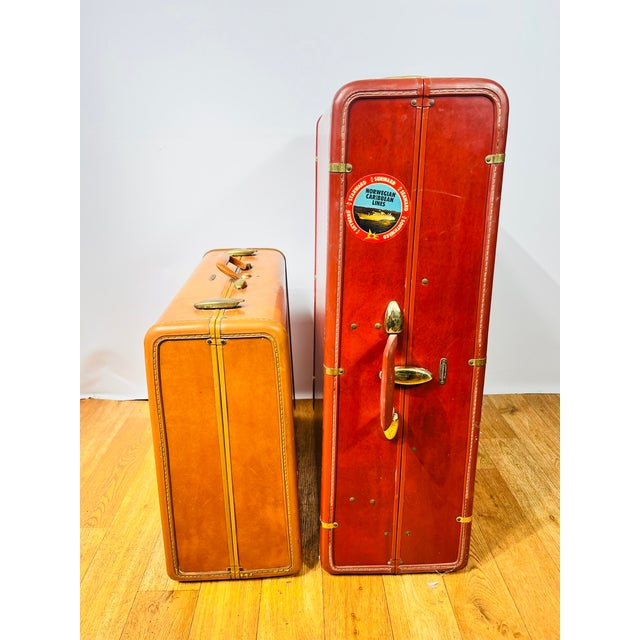 Mid-Century Modern Suitcases from Samsonite, 1960s, Set of 2 For Sale - Image 3 of 18