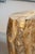 Tan Petrified Wood Side Table, 1970s For Sale - Image 8 of 9