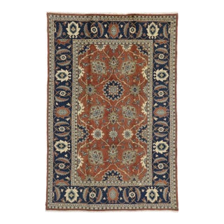 Vintage Persian Mahal Rug, 06'06 X 09'09 For Sale