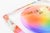 Op Art Rainbow Lucite Angled Bowl Style of Victor Vasarely, 1990's For Sale In Miami - Image 6 of 10