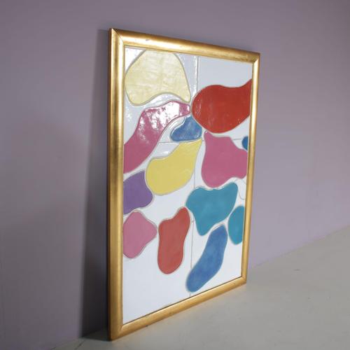 Framed Ceramic Artwork by Jan Snoeck, Netherlands, 1990s For Sale - Image 5 of 7