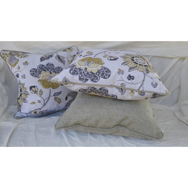 Floral Accent Pillows Set of 3 Chairish