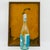 Vintage Framed Nude Oil Painting in the Manner of Fernando Botero This high-quality oil painting is best described as an...