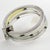 Emilio Pucci Stacked Silvered Spacer Bracelet Bangle with Lucite and Silk For Sale - Image 9 of 13