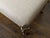 Mid-Century Modern Italian Midcentury Painted Bench with Silver Foliage Carved Legs and Upholstery For Sale - Image 3 of 11