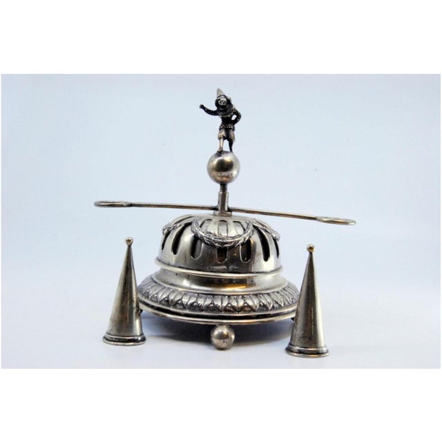 Silver Bell with Bows For Sale - Image 6 of 8