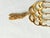 Vintage 1970s Brutalist Articulated Birdcage Tassel Pendant Necklace, Gold-Tone For Sale - Image 12 of 15