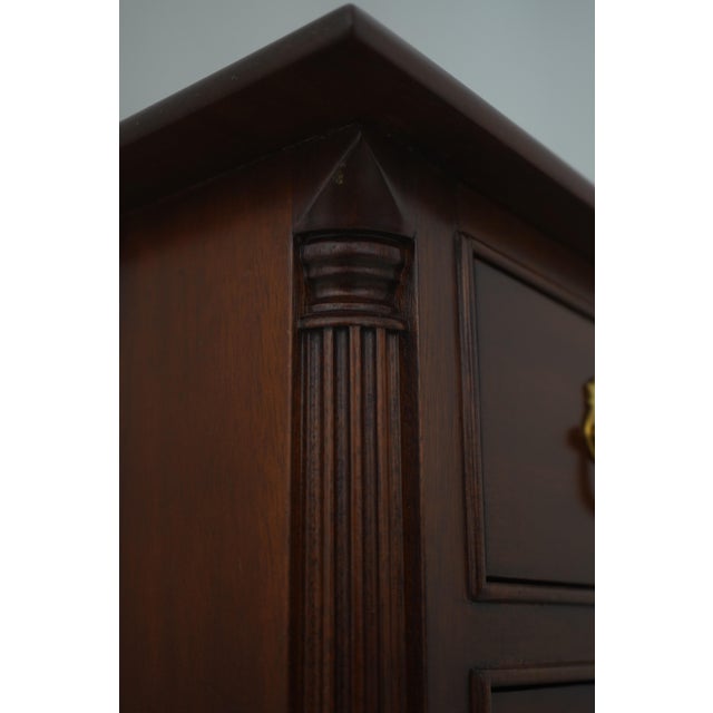 Stickley Chippendale Style Mahogany Lingerie Chest For Sale - Image 9 of 16