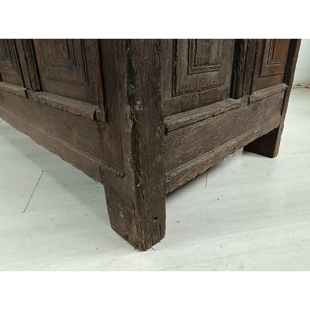 Antique Oak Counter Desk For Sale - Image 14 of 18