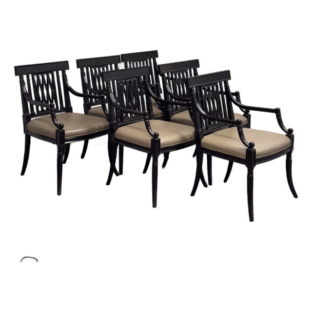 Rose Tarlow Pope Chair, Set of Six For Sale