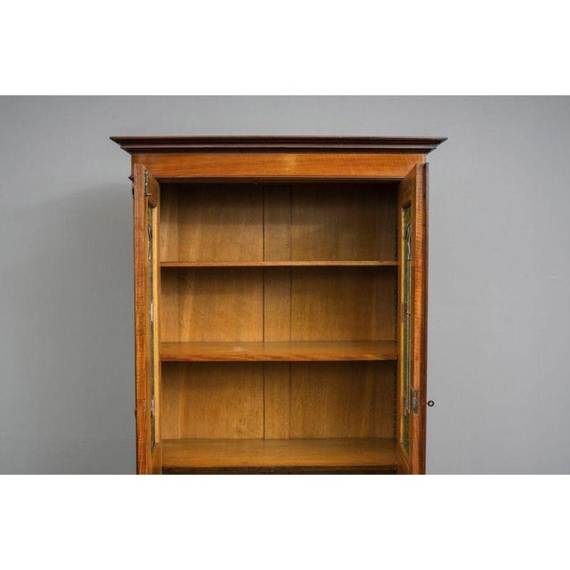 Brown Gründerzeit Oak Bookcase, 1900s For Sale - Image 8 of 18