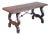Refectory Table in Walnut For Sale