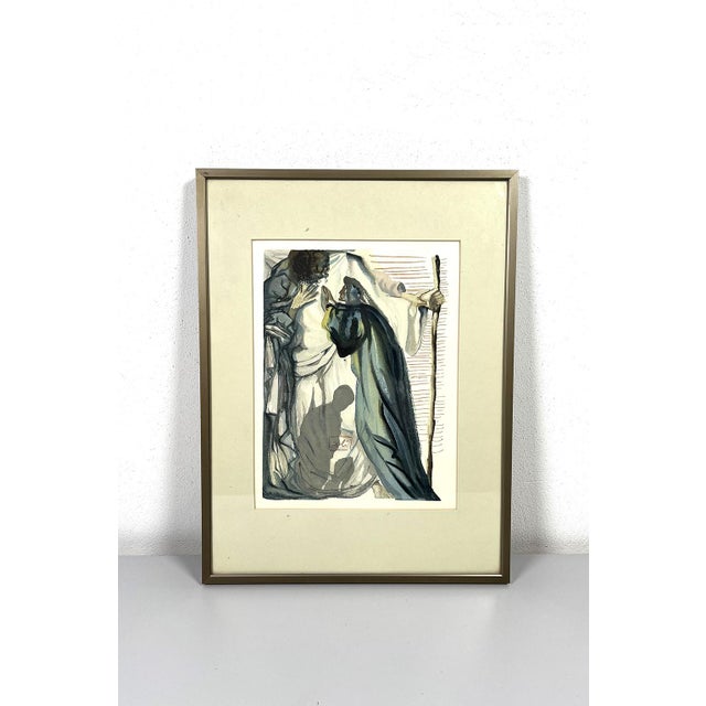 After Dali, Composition, Etching, Framed For Sale - Image 7 of 7
