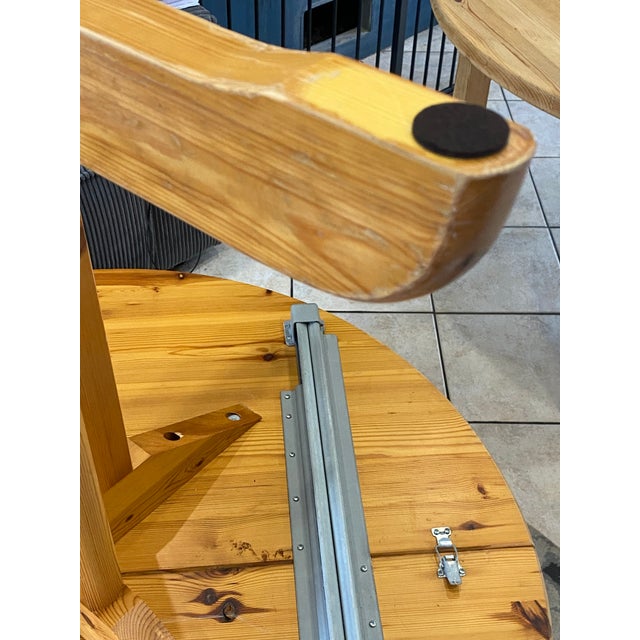 Vintage Extensible Dining Table, 1970, Set of 3 For Sale - Image 18 of 18