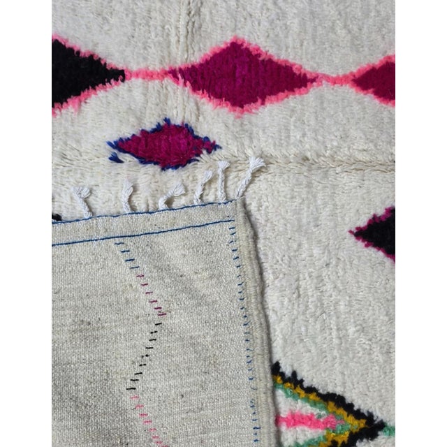 Moroccan Azilal Wool Rug - 9.8 X 5.9 Ft For Sale In Cleveland - Image 6 of 8