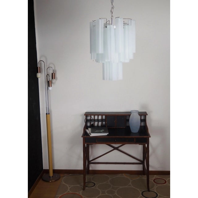 Glass Tube Chandelier, 1990s For Sale - Image 11 of 13