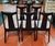 Mid-Century Modern Black Dining Chairs With Woven Backrests - Set of 6 For Sale In Baton Rouge - Image 6 of 8