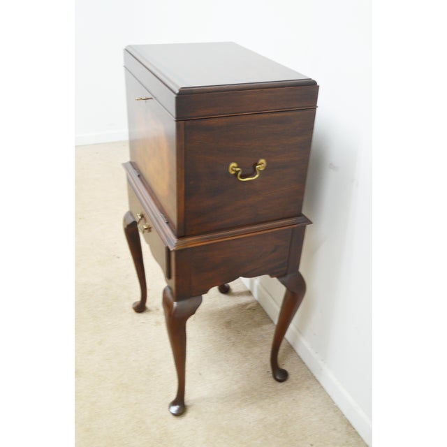 Late 20th Century Henkel Harris Mahogany Silver Chest For Sale - Image 5 of 12