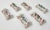 Early 20th Century Antique Hand-Painted French Porcelain Knife Rests, Set of 6 For Sale - Image 5 of 11