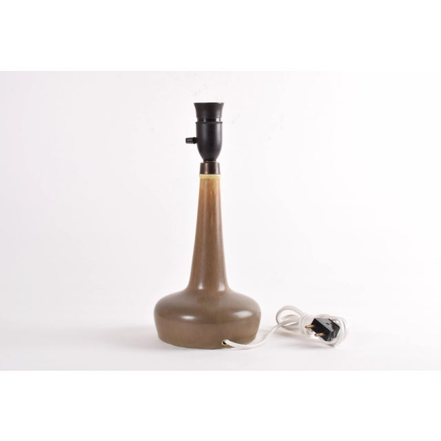 Mid-Century Modern Danish Table Lamp with Lampshade from Le Klint, 1960s For Sale - Image 4 of 13