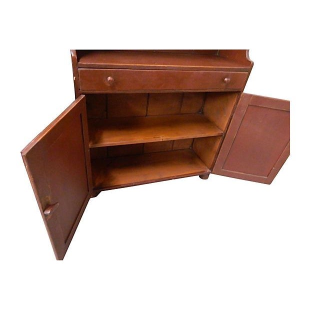 Rustic American Hutch/ Stepback Chairish