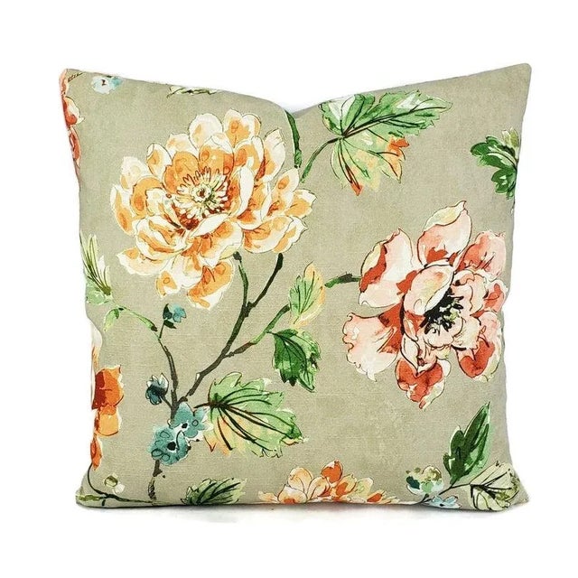 Orange Belle Maison Ellison in Truffle Pillow Cover For Sale - Image 8 of 8