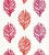 The House of Scalamandré Coral Reef Embroidery Fabric, Passion Fruit For Sale