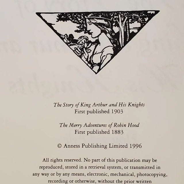 Vintage King Arthur & Robin Hood Hardcover Book For Sale - Image 10 of 11