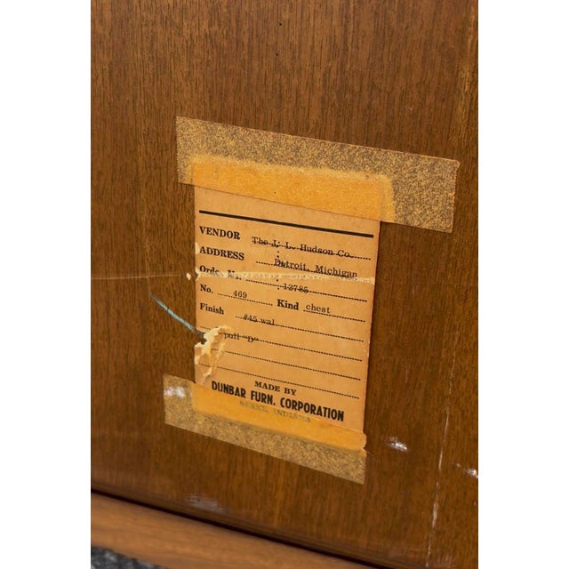Fully-Refinished Mid Century Edward Wormley for Dunbar Dresser For Sale - Image 14 of 16