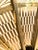 Vintage Brass Peacock Folding Fireplace Screen With Shell Motif For Sale - Image 14 of 15