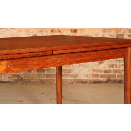 1970s Mid-Century Modern Danish Extending Teak Dining Table, 1970 For Sale - Image 5 of 12