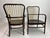 Pair of armchairs model A413F by Josef Frank for Thonet-Mundus with bamboo backrest. Professionally stained and...