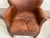 Brown Vintage Distressed Brown Leather Club Chair For Sale - Image 8 of 17