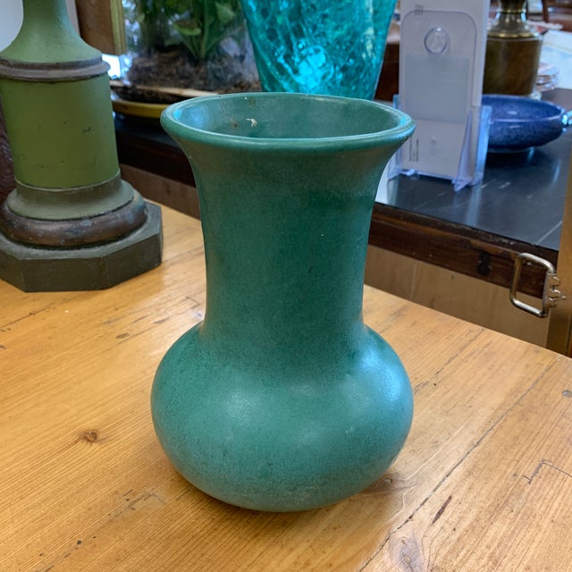 Late 20th Century Zanesville Pottery Vase Chairish