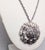Silver Vintage 1960s Signed Monet Rhodium Plated "Atomic" Pendant Necklace For Sale - Image 8 of 10