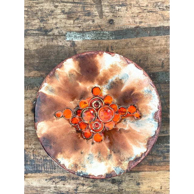 Vintage Brueghel Ceramic Plate For Sale - Image 9 of 12