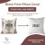 Not Yet Made - Made To Order Fabdivine Traditional Block Print Pillow Cover 16x16 Inch Viscose Linen-Vanshika Mohini For Sale - Image 5 of 5