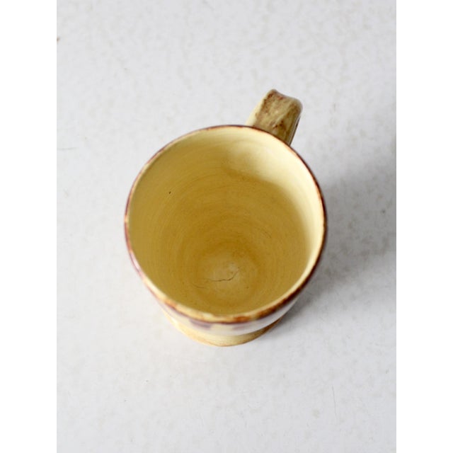 Vintage Studio Pottery Mug For Sale - Image 6 of 11