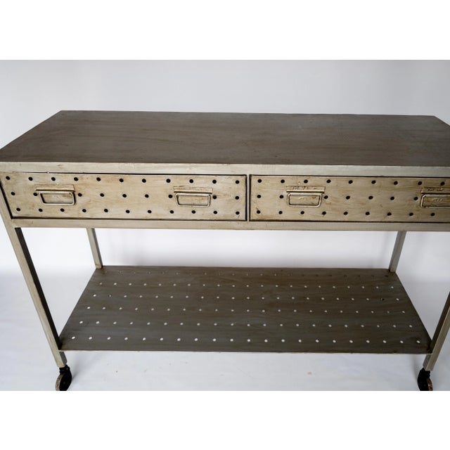 Metal Console Table For Sale - Image 4 of 9