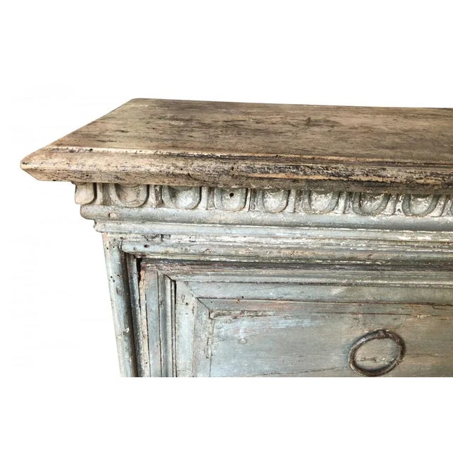 Oyster Gray Gray Commode - 18th Century Italian Baroque Commode For Sale - Image 8 of 13