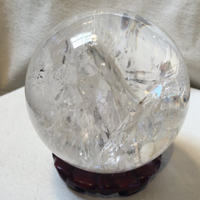Extra Large Quartz Crystal Ball Chairish