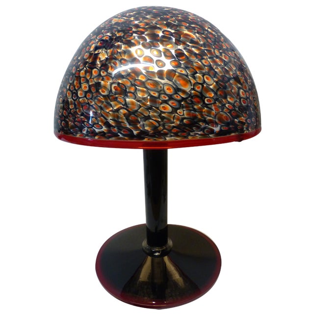 Vintage Murano Glass Lamp by Gae Aulenti, 1960s For Sale