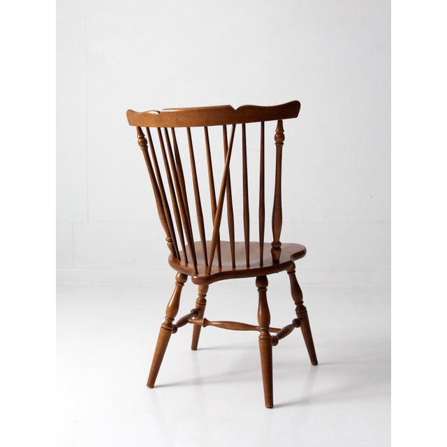 Mid-Century Modern Mid-Century Brace Back Windsor Chair For Sale - Image 3 of 12